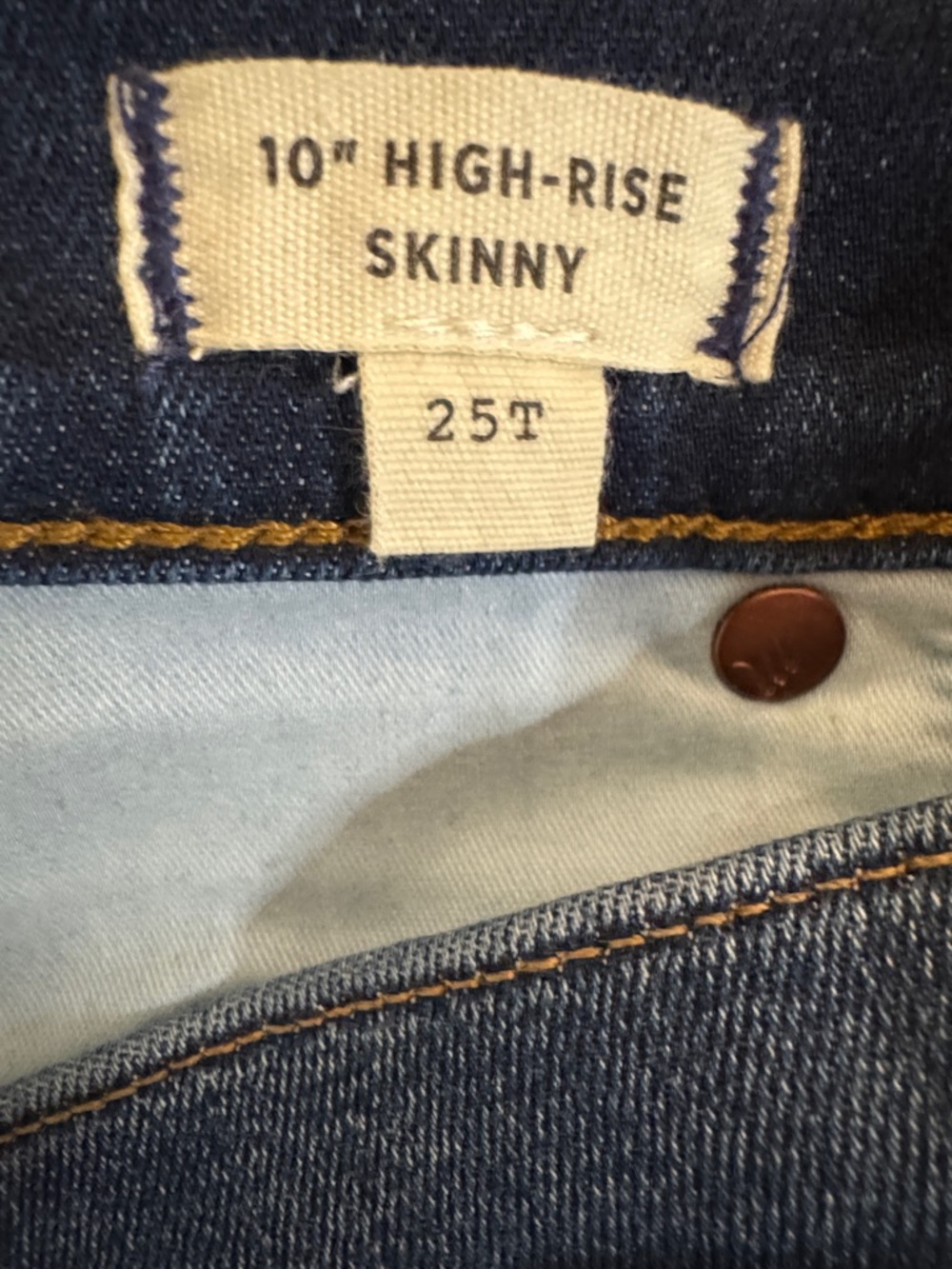 Madewell Jeans - 10” High Rise Skinny - Picture 2 of 4